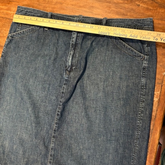 * Women's Ralph Lauren LRL Jeans Denim Skirt sz 16 * Excellent * - Picture 8 of 8